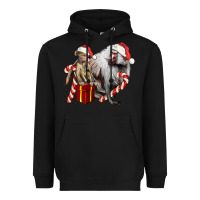 Black Christmas Baboon Baby And Mama Heavyweight Hoodie - LillyAllenDesigns