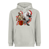 Moon Dust Christmas Baboon Baby And Mama Heavyweight Hoodie - LillyAllenDesigns