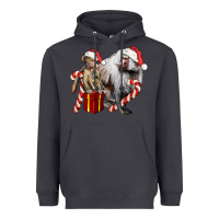 Smoke Christmas Baboon Baby And Mama Heavyweight Hoodie - LillyAllenDesigns