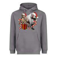 Storm Christmas Baboon Baby And Mama Heavyweight Hoodie - LillyAllenDesigns