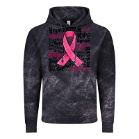Cloud Black breast cancer ribbon Vintage Hoodie - JahusDesignShop