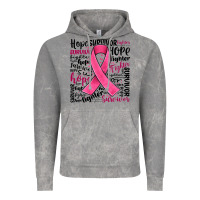 Cloud Rock breast cancer ribbon Vintage Hoodie - JahusDesignShop