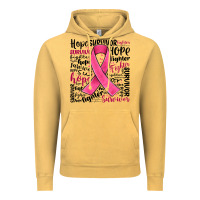 Breast Cancer Ribbon Vintage Hoodie | Teevron