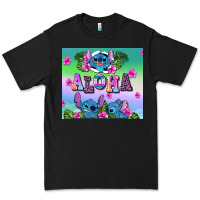 Black aloha stitch Premium Tee - AdoDesignShop