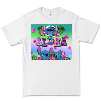 White aloha stitch Premium Tee - AdoDesignShop