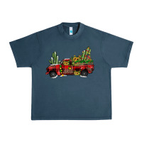 Midnight Navy christmas truck Urban Heavy Tee - JahusDesignShop