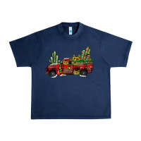 Navy christmas truck Urban Heavy Tee - JahusDesignShop