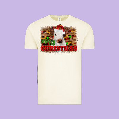 Merry Christmas Vintage Tee Designed By Jahusdesignshop