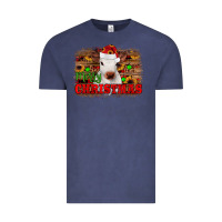 Vintage Denim merry christmas Vintage Tee - JahusDesignShop