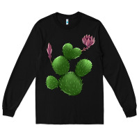 Black heart cactus Long Sleeve Tee - Jasminsmagicworld