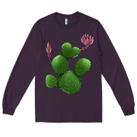 Plum heart cactus Long Sleeve Tee - Jasminsmagicworld
