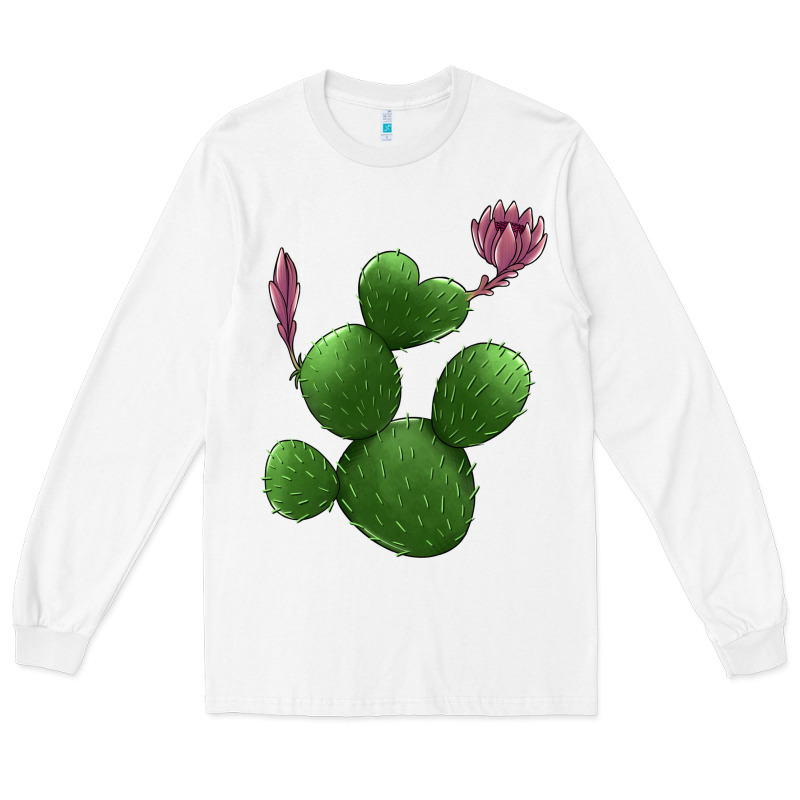 Heart Cactus Long Sleeve Tee by Jasminsmagicworld | Teevron