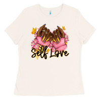 Bone Self love pink afro nails Ladies Tee - RanaPortraitStore