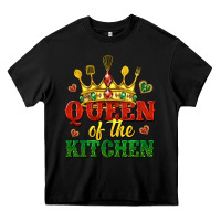 Black queen of the kitchen Heavy Core Tee - texasbilliewilder