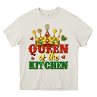 Cream queen of the kitchen Heavy Core Tee - texasbilliewilder