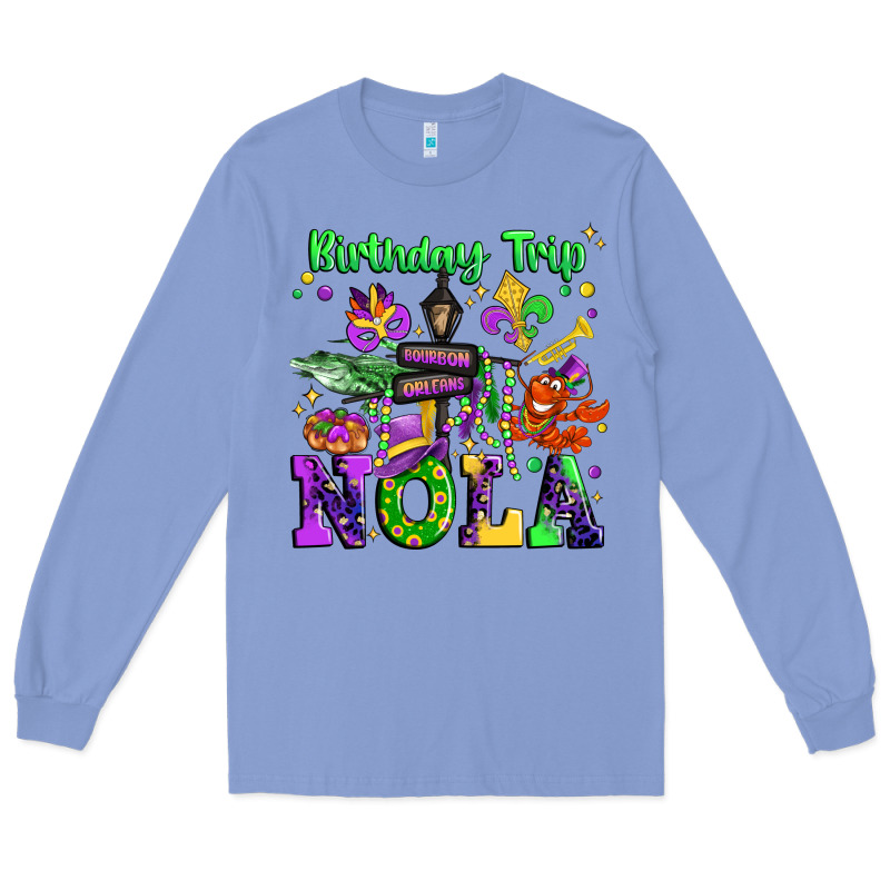 Birthday Trip Nola Long Sleeve Tee by JahusDesignShop | Teevron