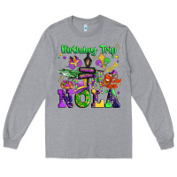 Heather Grey birthday trip nola Long Sleeve Tee - JahusDesignShop