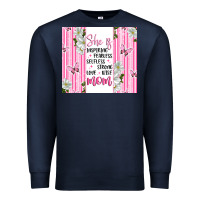 Navy mother's day inspirational quotes Premium Sweatshirt - Artiststas