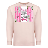 Pale Pink mother's day inspirational quotes Premium Sweatshirt - Artiststas