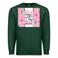 Sports Green mother's day inspirational quotes Premium Sweatshirt - Artiststas