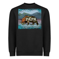 Black papa bear tumbler Heavyweight Sweatshirt - Artiststas