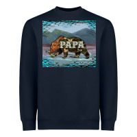 Papa Bear Tumbler Heavyweight Sweatshirt | Teevron