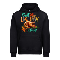 Black best leg day ever Urban Hoodie - CowGirlArtShop