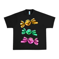 Black colorful candies Urban Heavy Tee - AdoDesignShop