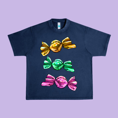Colorful Candies Urban Heavy Tee Designed By Adodesignshop