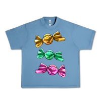 Pebble Blue colorful candies Urban Heavy Tee - AdoDesignShop