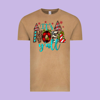 It's Noel Y'all Vintage Tee Designed By Jahusdesignshop