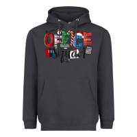 Smoke Office Squad Christmas Heavyweight Hoodie - LillyAllenDesigns