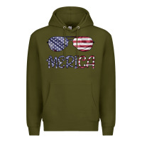 Army Green Merica Premium Hoodie - Bettercallsaul