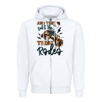 White and they call the thing rodeo cowboy Zipper Hoodie - MaliasSmallBusiness