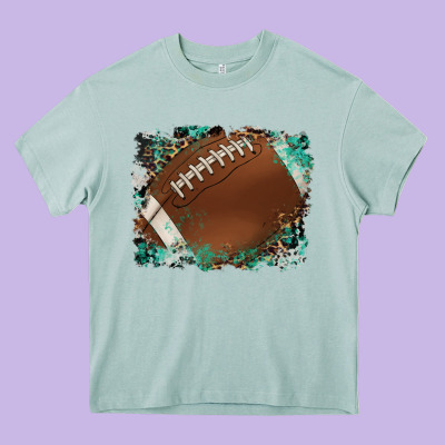 Sports Football Background Heavy Core Tee Designed By Artiststas