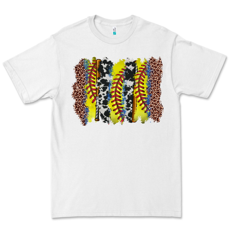Softball Brushstroke Premium Tee by Zillion Design Studio | Teevron