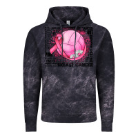 Cloud Black breast cancer volleyball Vintage Hoodie - JahusDesignShop
