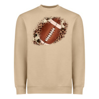 Mushroom football cowhide leopard patch Heavyweight Sweatshirt - JahusDesignShop