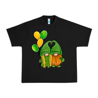 Black St Patrick's Day Gnomes Urban Heavy Tee - Jasminsmagicworld
