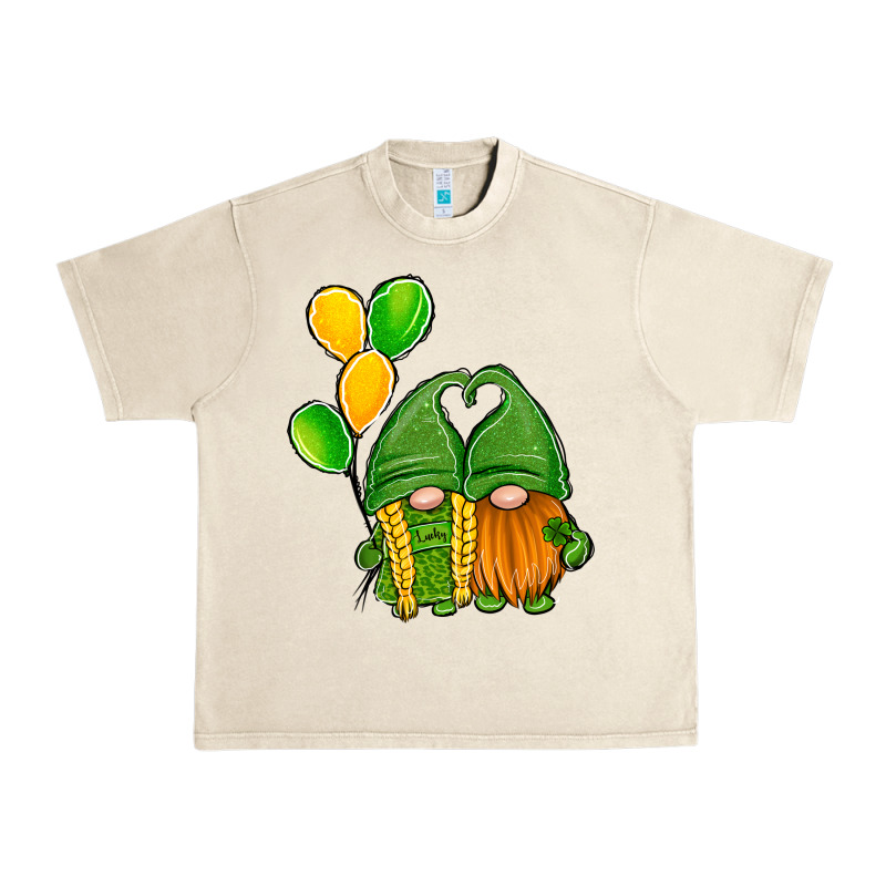 St Patrick's Day Gnomes Urban Heavy Tee by Jasminsmagicworld | Teevron