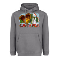 Storm Christmas Snowman Heavyweight Hoodie - LillyAllenDesigns