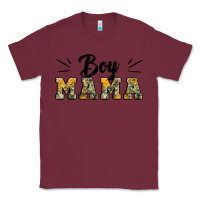 Burgundy boy mama camouflage pattern mother's day Classic Tee - Artiststas
