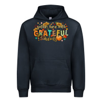Navy gather here with grateful hearts Urban Hoodie - CowGirlArtShop