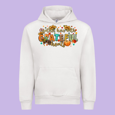 Gather Here With Grateful Hearts Urban Hoodie Designed By Cowgirlartshop