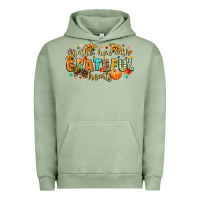 Pigment Oil Green gather here with grateful hearts Urban Hoodie - CowGirlArtShop
