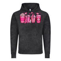 Breast Cancer Coffee Cups Vintage Hoodie | Teevron