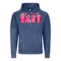 Vintage Denim breast cancer coffee cups Vintage Hoodie - JahusDesignShop