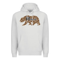 Dove Grey Mama Leopard Premium Hoodie - Bettercallsaul