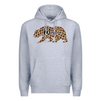 Heather Grey Mama Leopard Premium Hoodie - Bettercallsaul