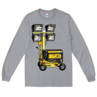 Heather Grey Towable Light Towers Long Sleeve Tee - LillyAllenDesigns